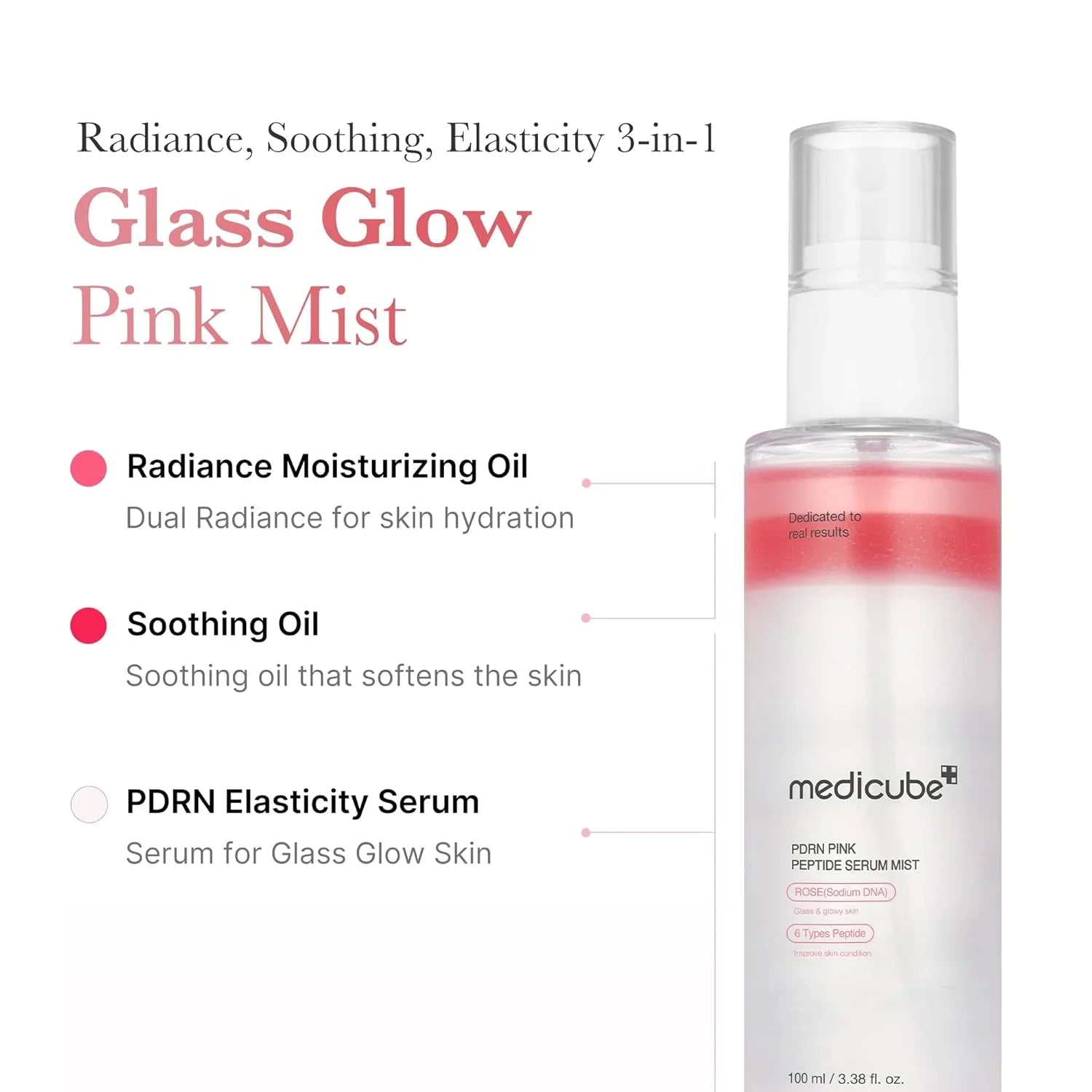 Medicube PDRN Pink GLUTATHIONE Serum Mist 100ml