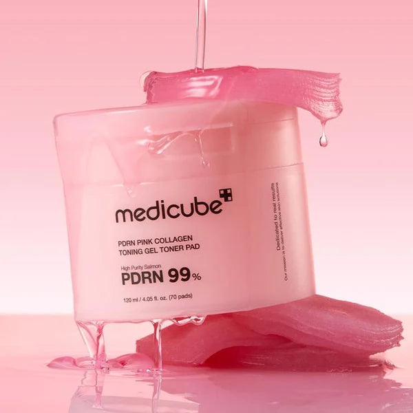 Medicube PDRN Pink Collagen Gel Toning Pad (70 Pcs)