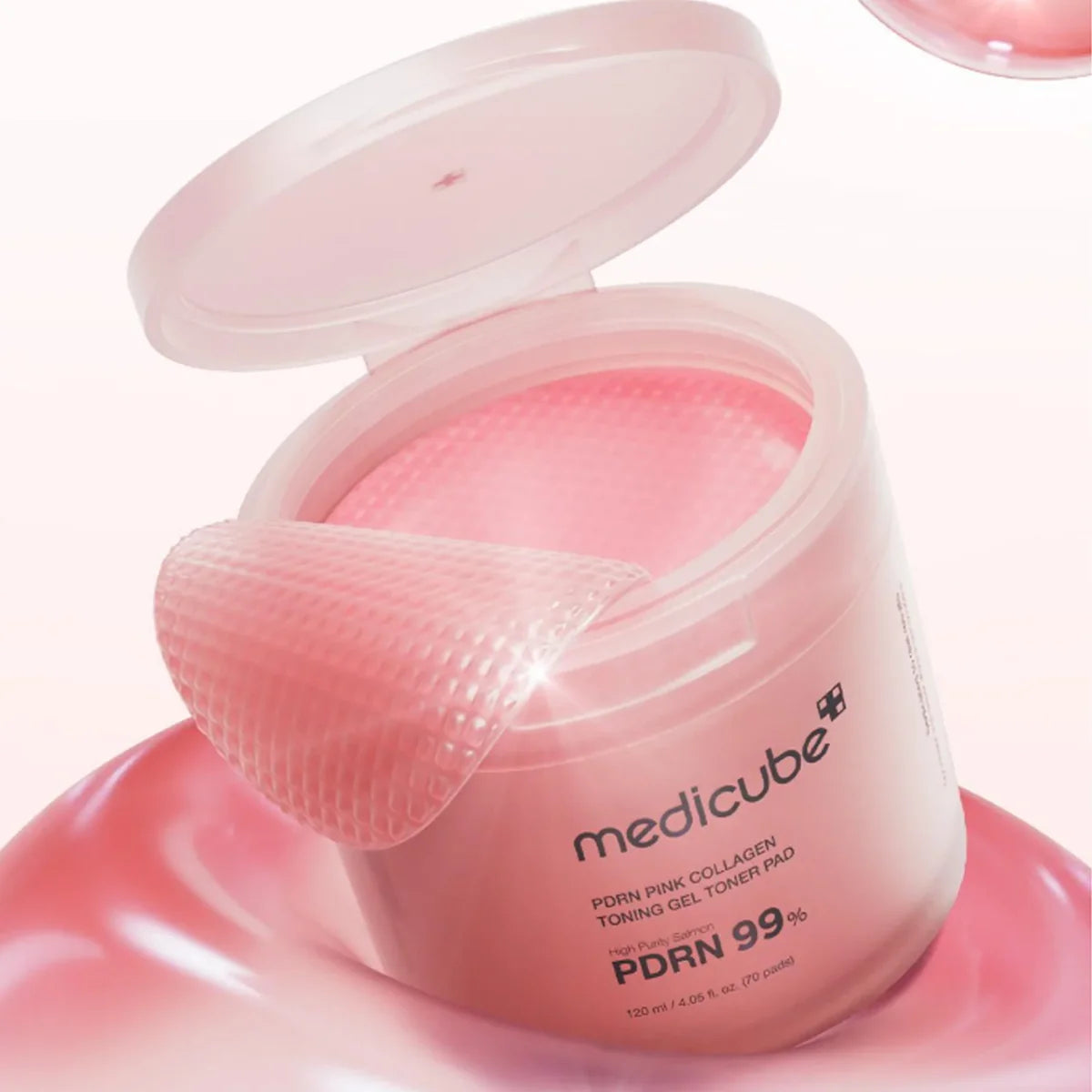Medicube PDRN Pink Collagen Gel Toning Pad (70 Pcs)