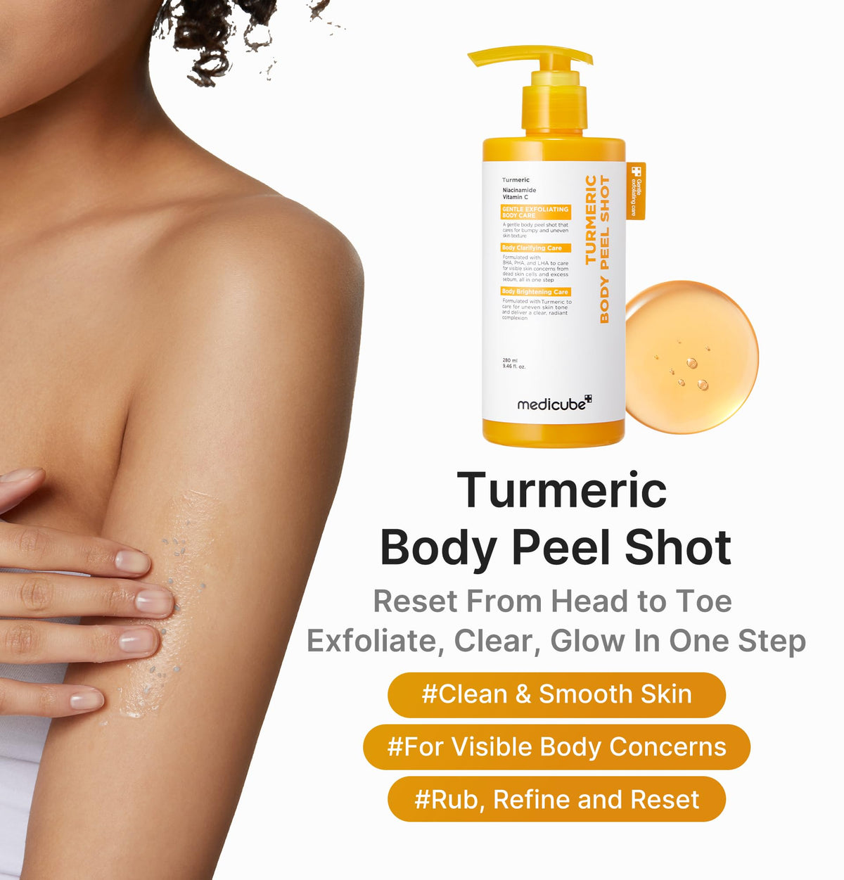 Medicube Kojic Acid Turmeric Body Peel Shot 280ml