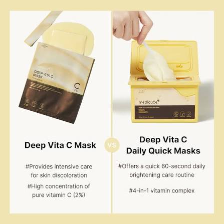 Medicube Deep Vita C Daily Quick Masks